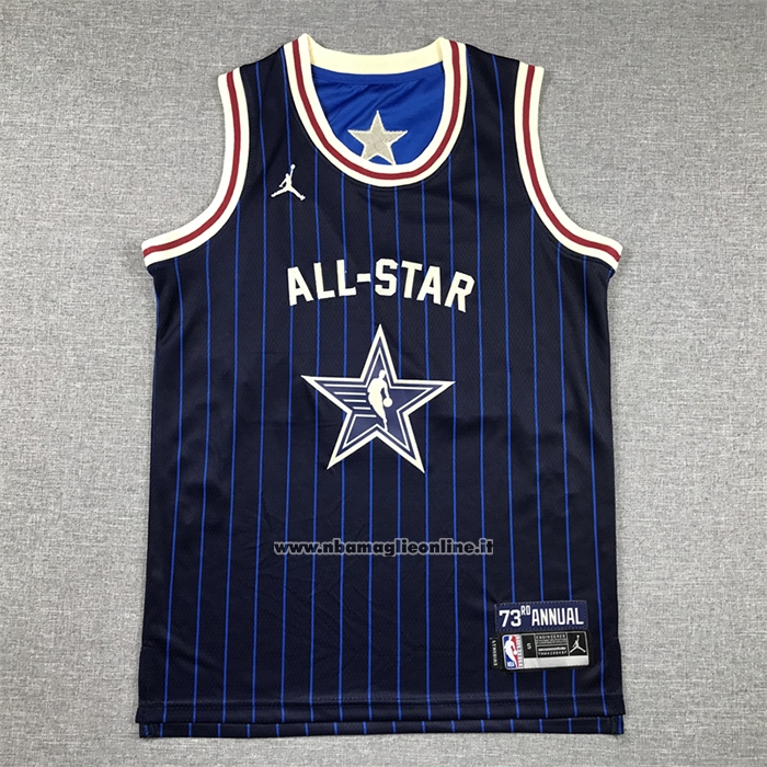 Maglia Bambino All Star 2024 Milwaukee Bucks Giannis Antetokounmpo #34 Blu